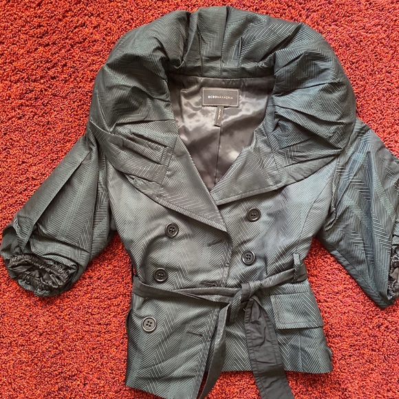 Blazer BCBG Max Azria Laine - Taille S, Marron, Doublé, état Parfait